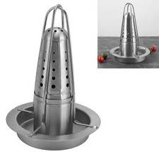 Support à Rôtir Le Poulet Rôtissoire Verticale En Acier Inoxydable Pour Le