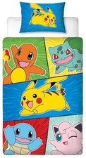 Housse de couette Pokémon Pikachu  réversible