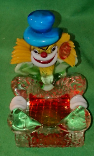 Murano clown cendrier - murano,