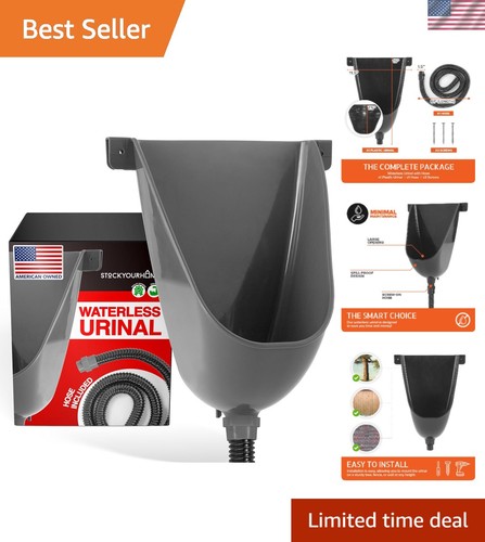 Waterless urinal for men gray - for,