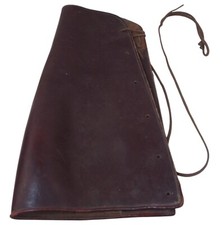 A brown leather gaiter French officer WW1/WW2 14 1814 1918 France 1940