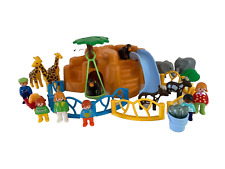 21⚜️ Jouet Playmobil 123 Parc Animalier Animaux Singe, Girafe, Éléphant Réf 9377
