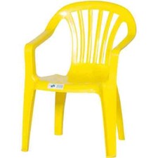Chaise Enfant Jaune Chaise De Jardin Empilable Petit Meuble Terrasse