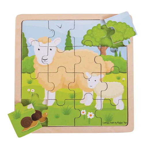 Bigjigs puzzle mouton - bigjigs,