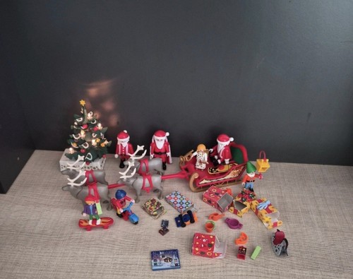 Traineau pere noel playmobil - traineau,