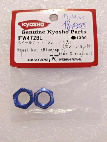 Kyosho ifw472bl wheel nut blue - kyosho,