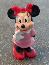 FIGURINE MINNIE ROBE ROSE