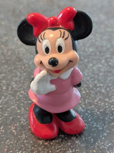 Figurine minnie robe - figurine, rose
