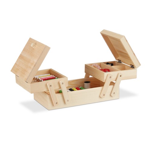 Boîte couture bois 5 - à,