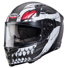 Casque intégral Caberg Avalon X Punk gris/noir-rouge casque de moto visière...
