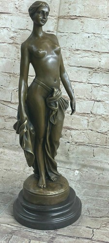 Sculpture bronze semi nue - bronze,
