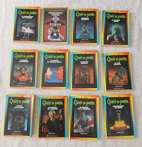 Lot livres chair poule - 12,