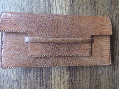 Pochette vintage peau - pochette,