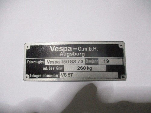 Plaque identification id - d'identification,