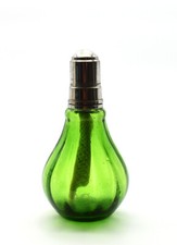 Dominated Shepherd Lamp Faceted Green 1930s French Lamp