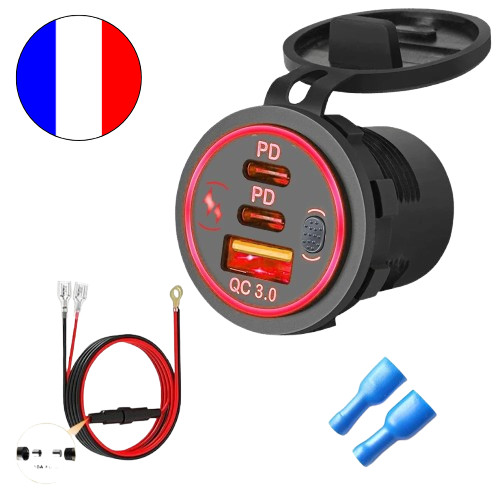 Prise usb voiture camion 12v - prise,
