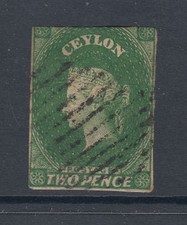 Ceylon Sc 4a used 1857 2p