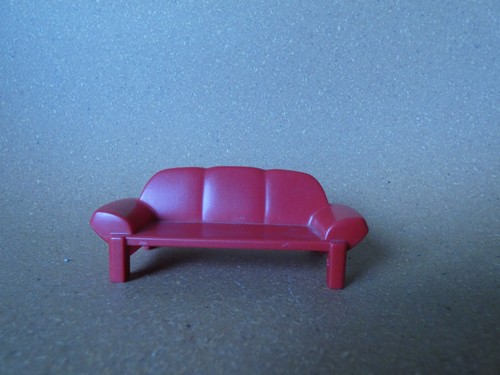 Canapé rouge playmobil - rouge,