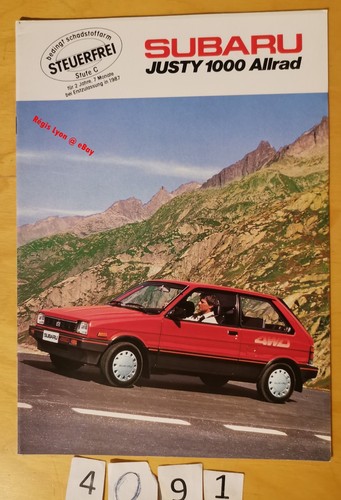 Subaru justy 1000 allrad - subaru,