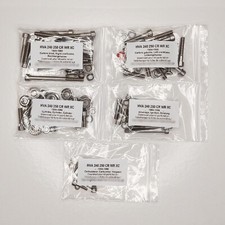 HUSQVARNA 240 250 CR WR XC 1984-1986 Kit vis BTR inox moteur complet 