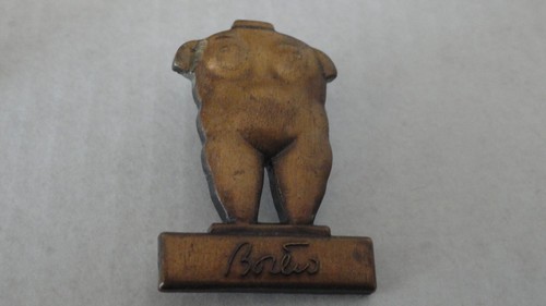 Pin sculpture botero - pin, rare