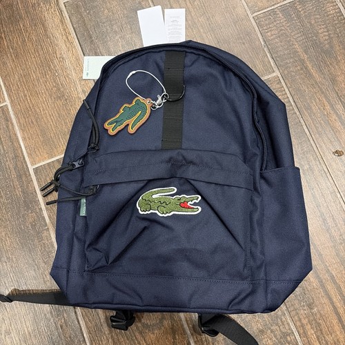 Lacoste backpack navy - lacoste, &