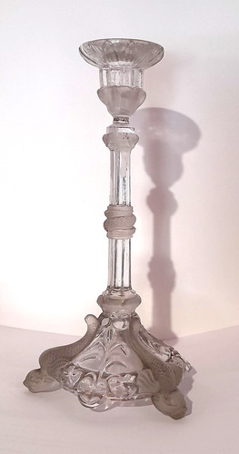 Ancien bougeoir verre de - ancien,