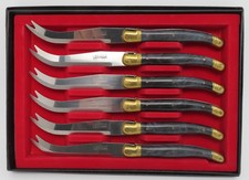 PRADEL PRODUCTION FRANCE ATC SET LOT 6 GENUINE LAGUIOLE KNIVES Table