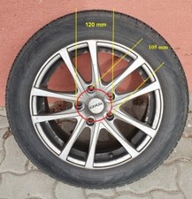 Pneus neige sur jantes