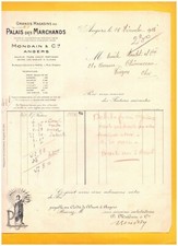 ANGERS (49) ART MENAGER / AU PALAIS DES MERCHANDS "MONDAIN & Cie" in 1926
