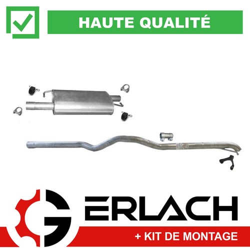 Echappement silencieux pour