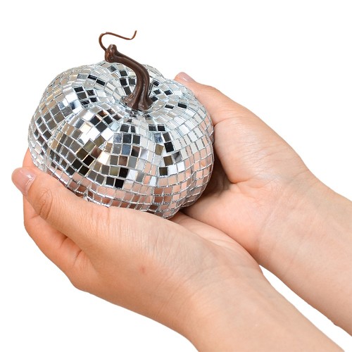 Boule disco miroir argentée - boule,