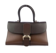 $5,250 Delvaux Brown E/W Brillant Bag 