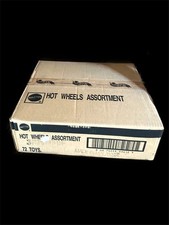Factory Sealed Mattel Hot Wheels Case – 72 Assorted Cars Brand New Unopened Box