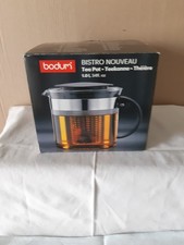 BODUM THÉIÈRE BISTRO 1 Litre - Parfait ÉTAT Servie 3 Fois Achetée 39,90€