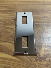 Ancien Enjoliveur Chromé  MISTRAL Legrand Double Prise ou Interrupteur, NEUF