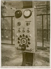 Photo Industrielle Presse Argentique St Victor Régulateur de Tension 1930