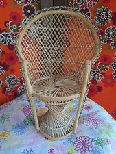 Ancien FAUTEUIL en Rotin pour