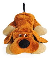 Grand chien en peluche