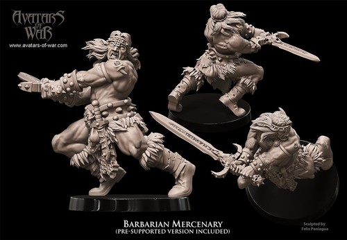 Chaos barbare maraudeur avec - chaos,