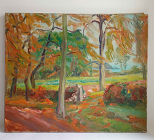 Tableau à l'huile années 70