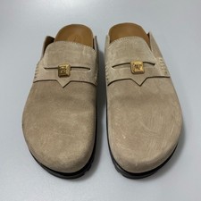 Versace Medusa Mules Taupe Suede Sand Men’s EU 43/US 10