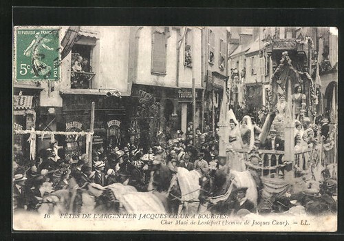 Cpa bourges fête de - bourges,,