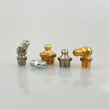 Grease Nipple M3 to M16 Steel, Brass Stainless Steel - Tapered Grease Nipple DIN 71412