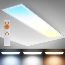 Plafonnier LED 100cm dimmable 24W 2200lm plat CCT télécommande veilleuse mémoire