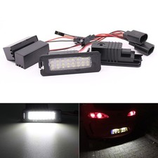2Pcs Error Free LED License Plate Lights For VW Golf 7 Mk7 tsi tdi gti 2012-2018