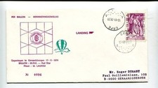 D25705 Hot Air Balloon OO-BML Cover Belgium Erpe
