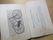 RARE CATALOGUE SOCIETE PARISIENNE 1893 VELOCIPEDIQUE VELO  TRICYCLE CYCLISME