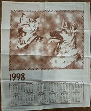 ANCIEN TORCHON 1998 CALENDRIER
