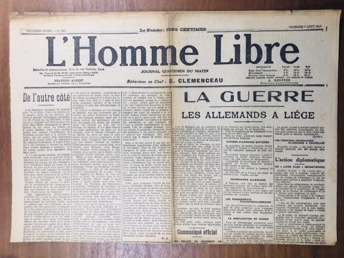 Georges clemenceau 1914 les - 1914,